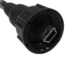 USB CABLE, 2.0 MINI B PLUG-FREE END, 1M NUB-20AFMM-SL7A01