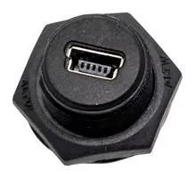 USB CONN, 2.0 MINI TYPE B RCPT, 5P, IP67 NUB-20PMFP-SC7001
