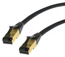 PATCH CBL, CAT8, RJ45 PLUG-PLUG/0.3M 2998-0.3BK