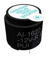 AUDIO INDICATOR, CONT, 85DBA, 2.2KHZ AI-1622-TWT-12V-R