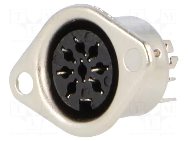 Connector: DIN; socket; female; PIN: 8; 270° with central pin CHANGZHOU DAHUA IMP AND EXP (GROUP) CO DC-110