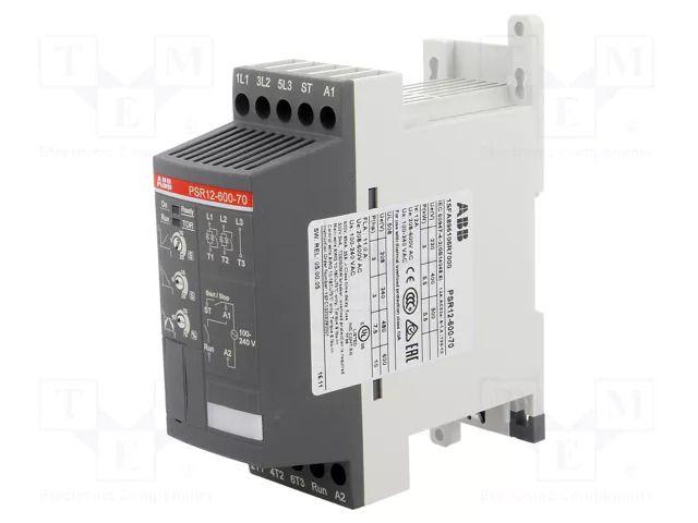 Automation module: softstart; Usup: 208÷600VAC; 5.5kW; PSR; 12A ABB PSR12-600-70