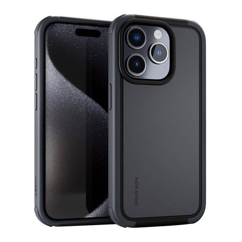 Aukey PC-UG10C case for iPhone 15 Pro (dark gray), Aukey PC-UG10C Dark Gray