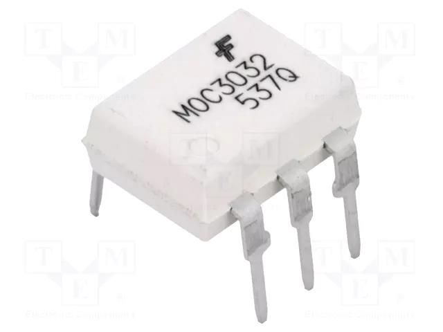 Optotriac; 7.5kV; triac; DIP6; Ch: 1; MOC303XM; 2kV/μs ONSEMI MOC3032M
