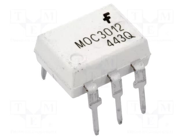 Optotriac; 5.3kV; triac; DIP6; Ch: 1; MOC301XM ONSEMI MOC3012M
