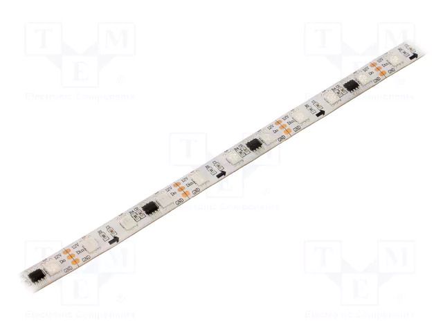 Programmable LED tape; RGB; 5050; LED/m: 60; 10mm; IP65; 140°; 12VDC WORLDSEMI HCCBB60WG