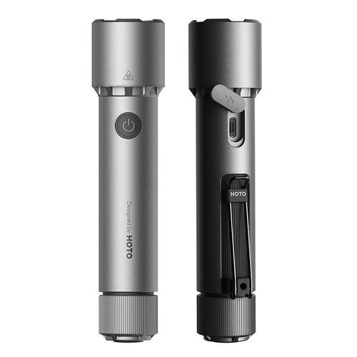 HOTO QWSDT005 tactical flashlight, 2300lm, IP68, 3100mAh, USB-C, HOTO QWSDT005