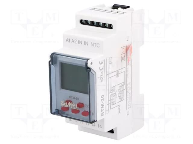 Module: regulator; NTC; temperature; OUT: relay,SPDT; RTM; IP20 ZAMEL RTM-20