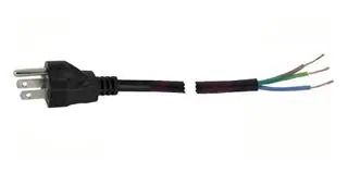 POWER CORD, NEMA5-15P, 9.8FT, 13A, BLACK 17615