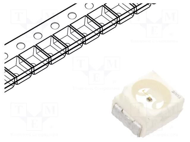 LED; SMD; 4040; green; 45÷112mcd; 3.8x3.8x2.85mm; 120°; 20mA ams OSRAM LGT676-P1Q2-24