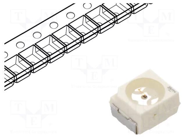 LED; SMD; 3030,PLCC2; red; 4.5÷18mcd; 3x3x2.1mm; 120°; 2mA; TOPLED® ams OSRAM LST67K-J1L2-1