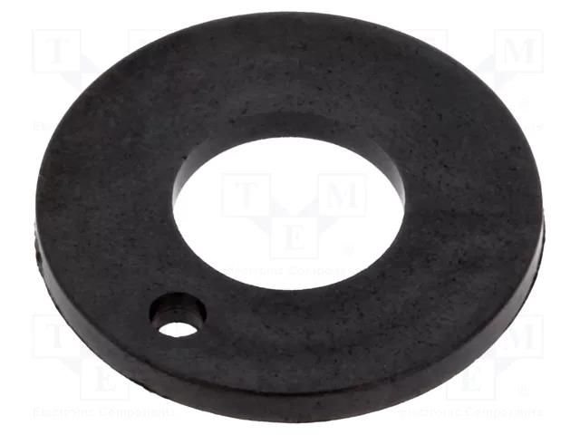 Bearing: thrust washer; Øout: 18mm; Øint: 8mm; iglidur® X; black IGUS XTM-0818-015
