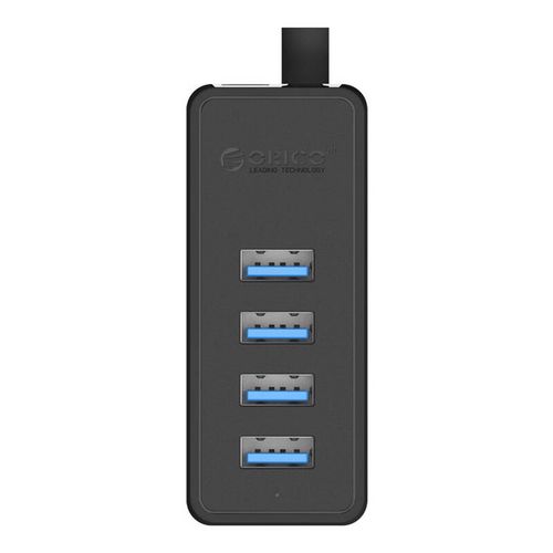 Orico W5P-100 USB to 4x USB 3.0 Hub Adapter (black), Orico W5P-U3-100-BK-EP-IP