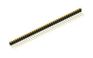 PCB RCPT, R/A, 38POS, 1ROW, 2.54MM, THT MK 06 38 G