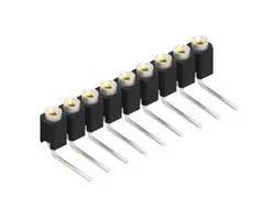 PCB RCPT, R/A, 9POS, 1ROW, 2.54MM, THT MK 06 9 Z