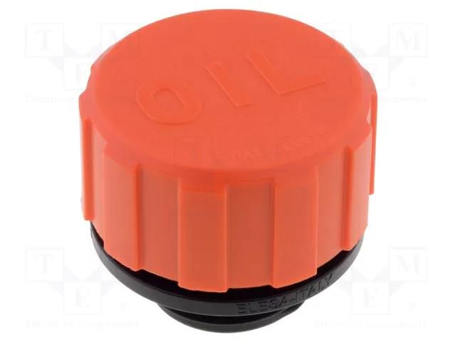 Breather cap; with "tech-foam" air filter of polyurethane ELESA+GANTER SFP.40-3/4+F/FOAM