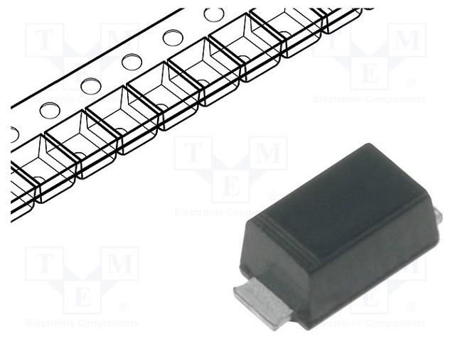 Diode: Schottky rectifying; subSMA; SMD; 150V; 1A; reel,tape TAIWAN SEMICONDUCTOR SS115L-R2