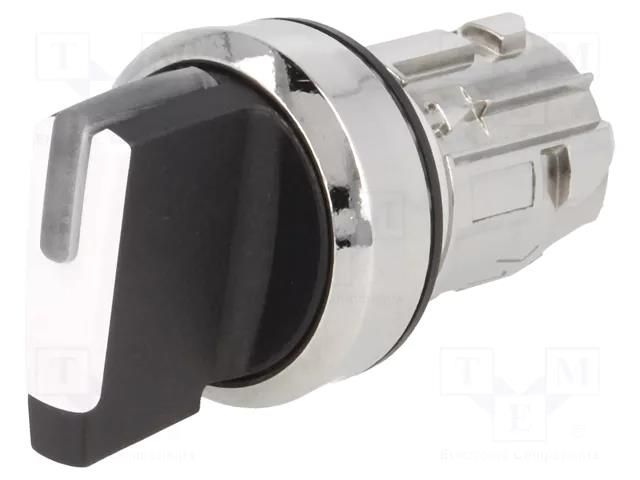 Switch: rotary; 22mm; Stabl.pos: 2; white; depending on the holder SIEMENS 3SU1052-2BF60-0AA0