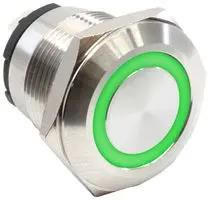 ANTI-VANDAL SW, SPST-NO-DM, SLDR LUG/GRN PVHC4F2BSS334
