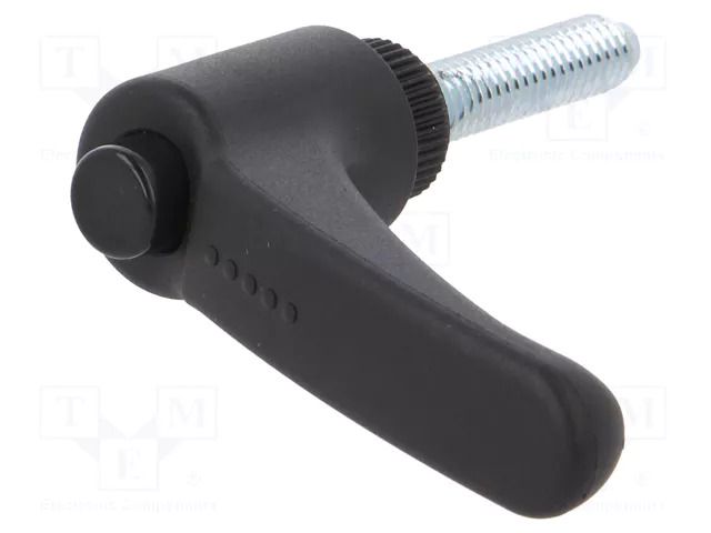 Lever; adjustable; Thread len: 25mm; Lever length: 44mm; -30÷130°C ELESA+GANTER ERX.44P-M6X25-C1