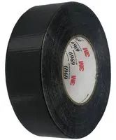DUCT TAPE, PE FILM, 179.8FT X 1.89" 6969 BLACK 48 MM X 60 YD.