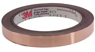 TAPE, FOIL SHIELD, COPPER, 0.5INX18YD 1181 TAPE (1/2X18YDS)