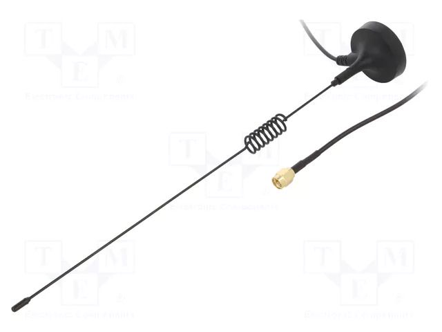 Antenna; GSM; 2dBi; vertical; magnet; 50Ω; 824÷960MHz,1710÷2170MHz SR PASSIVES GSM-ANT025