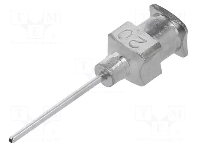 Needle: steel; L: 15mm; Size: 20; Øint: 0.6mm; stainless steel FISNAR FIS-15SS20