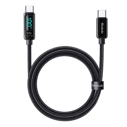 Mcdodo CA-8820 100W USB-C to USB-C cable, 1.2m (black), Mcdodo CA-8820