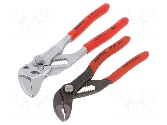 Kit: keys / pliers; 2pcs. KNIPEX KNP.002072V01