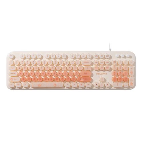 MOFII wired keyboard with backlight Love Me (Beige), MOFII LoveMe Wired SK-693B