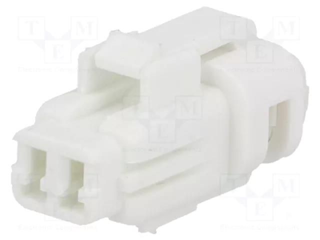 Connector: wire-wire/PCB; plug; female; E-Seal 560; IP67; white EDAC 560-002-000-211