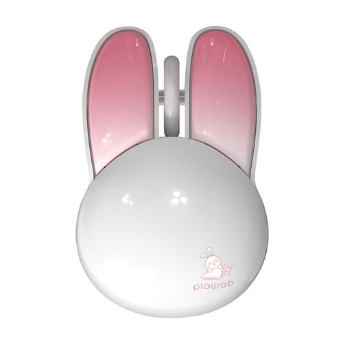 MOFII Wireless Mouse + Bluetooth Rabbit M6DM Glossy (White-Pink), MOFII M6DM Oil Pink