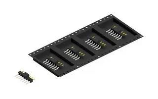 PIN HEADER, R/A, 7POS, 1ROW, 2.54MM, SMD SL 12 SMD 031 7 S B TR