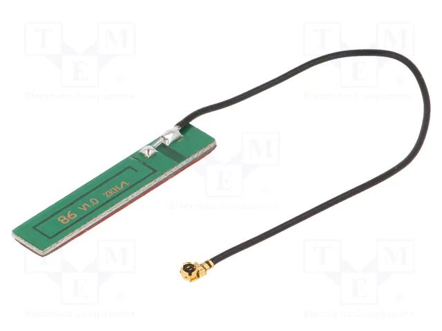 Antenna; GSM; 0dBi; linear; for ribbon cable; 50Ω; 37x7x1mm SR PASSIVES GSM-ANT086