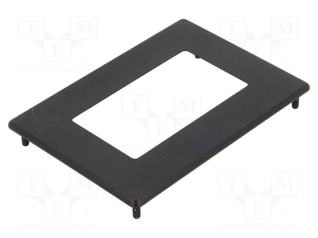 Frontal bezel; Dim: 98x70mm; 63x34.5mm; anodised aluminium DISPLAY VISIONS EA0FP130-6SW