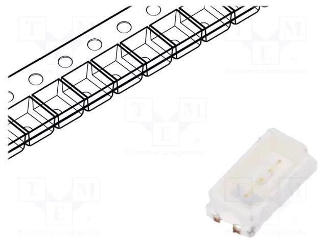 LED; SMD; 3014; blue; 300÷400mcd; 3x1.4x0.8mm; 120°; 30mA OPTOSUPPLY OSB43014C1A-30MA