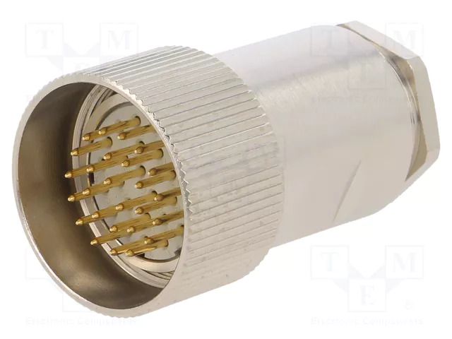 Connector: M27; plug; PIN: 26; male; IP67; ZYLIN; soldering; 6.5÷16mm LAPP 00008899