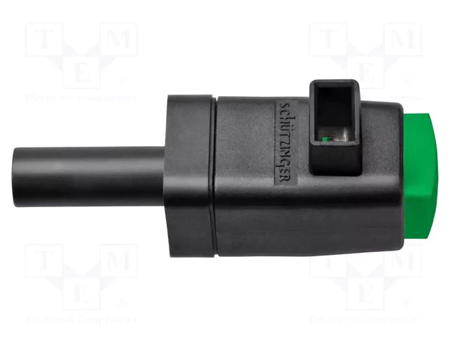 Laboratory clamp; green; 300VDC; 16A; screw,spring clamp; nickel SCHÜTZINGER SDK799-GN