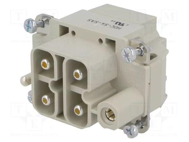 Connector: HDC; contact insert; male; EPIC POWER H-S; PIN: 4; 65A LAPP 10407910