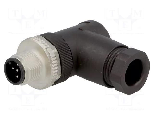 Connector: M12; plug; PIN: 5; male; angled; IP67; screw terminal LAPP 22260648
