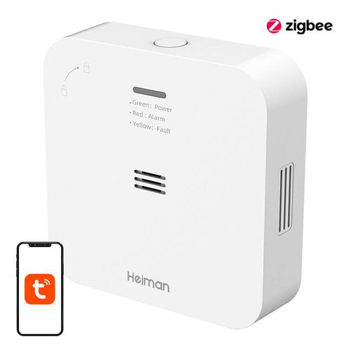 Heiman WS-720ES Tuya WiFi Smart Carbon Monoxide Detector, Heiman WS-720ES