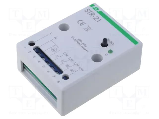 Blinds controller; wall mount; 230VAC; IP20; -25÷50°C F&F STR-21-230VAC