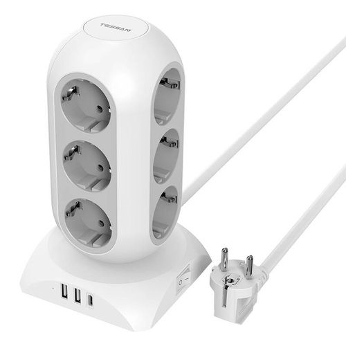 TESSAN TPS02-DE-C power strip, Tessan TPS02-DE-C