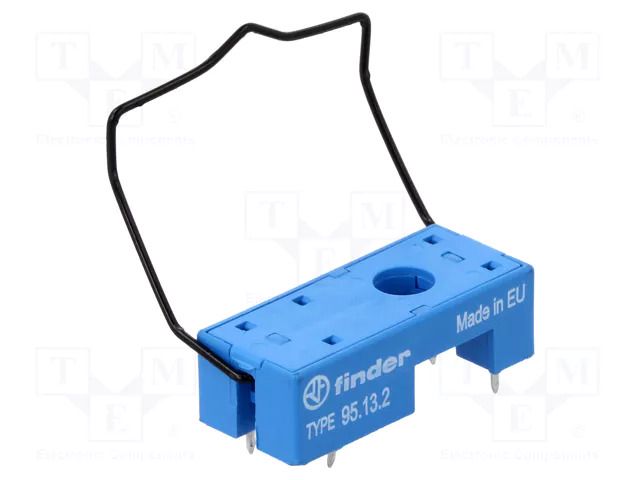 Socket; PIN: 5; 10A; 250VAC; PCB; for PCB; -40÷70°C; IP20 FINDER 95.13.2