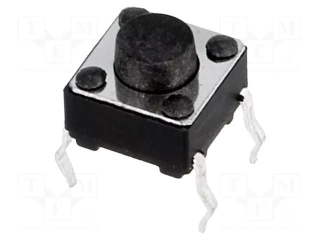 Microswitch TACT; SPST-NO; Pos: 2; 0.05A/12VDC; THT; none; 1N; 6x6mm NINIGI TACT-65K-F