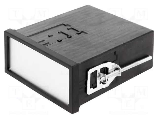 Enclosure: panel; X: 96mm; Y: 48mm; Z: 109.5mm; black; Uninorm BOPLA NGS-9410
