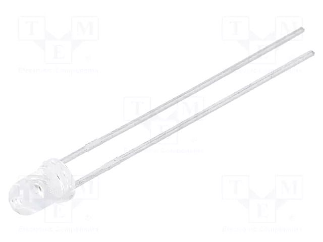 LED; red; 3mm; 240÷680mcd; 45°; Front: convex; 2.05÷2.4VDC LITEON LTL1CHKEKNN