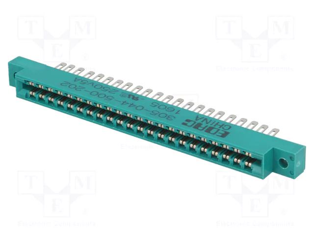 Connector: card edge; PIN: 44; 305; soldering; 3.96mm EDAC 305-044-500-202