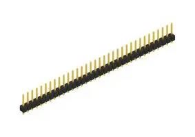 PIN HEADER, 34POS, 1ROW, 2.54MM, THT SL 20 THR 112 34 G